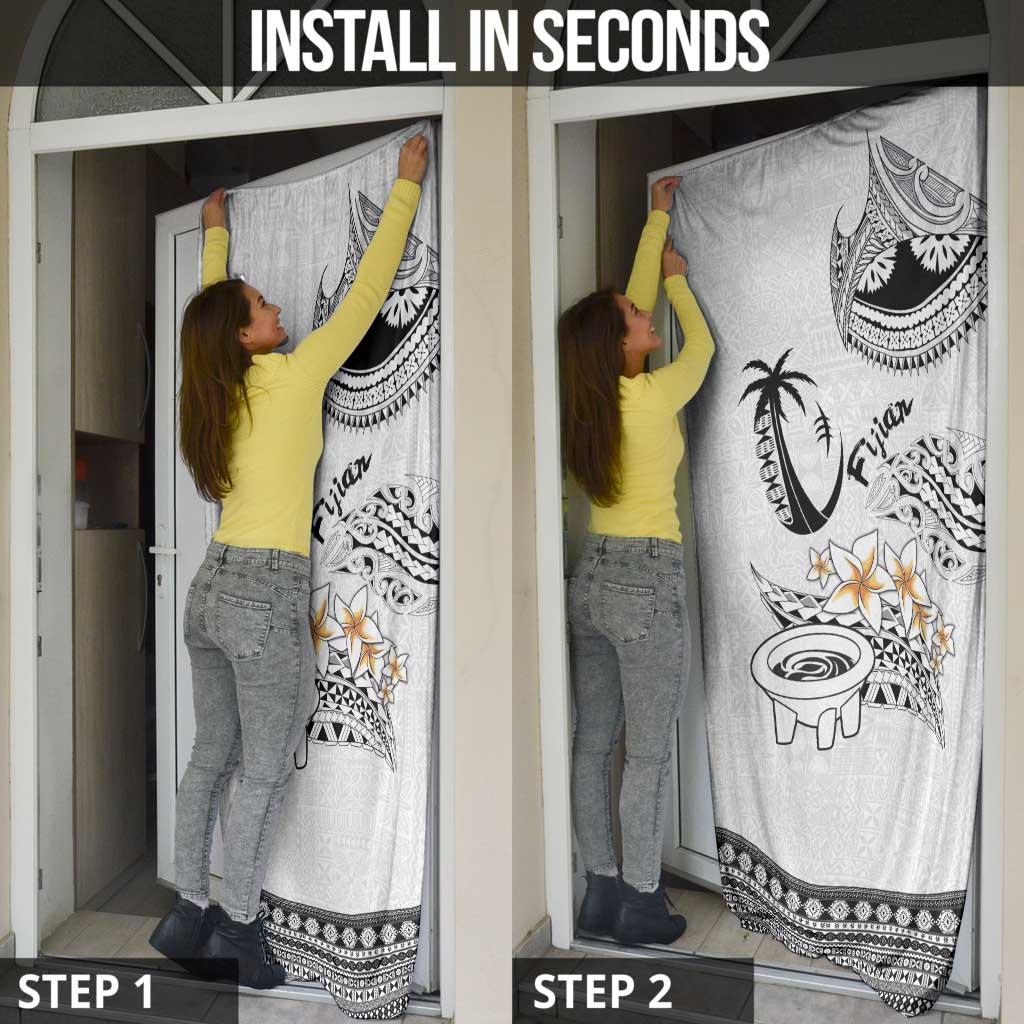 Fijian Traditional Culture Door Cover Tapa Tribal Tattoos - Polynesian Pride