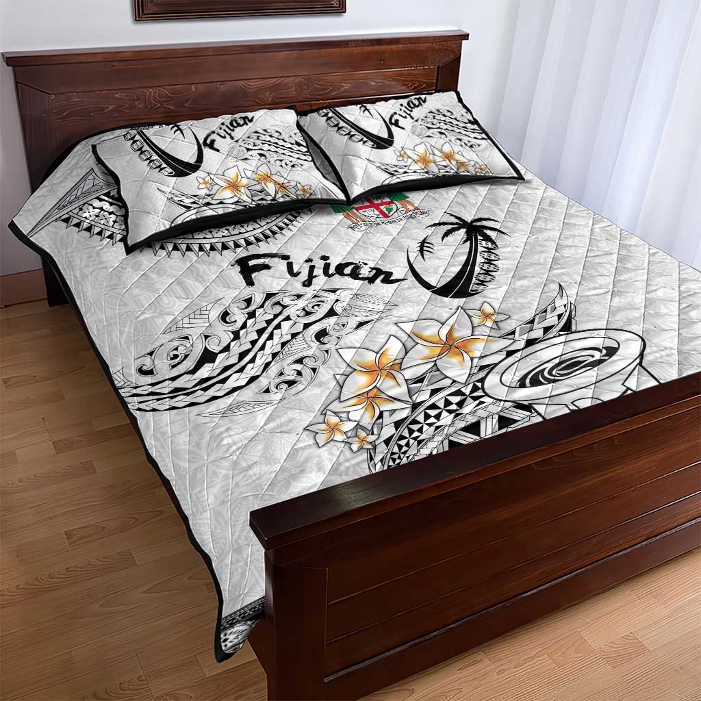 Fijian Traditional Culture Quilt Bed Set Tapa Tribal Tattoos - Polynesian Pride