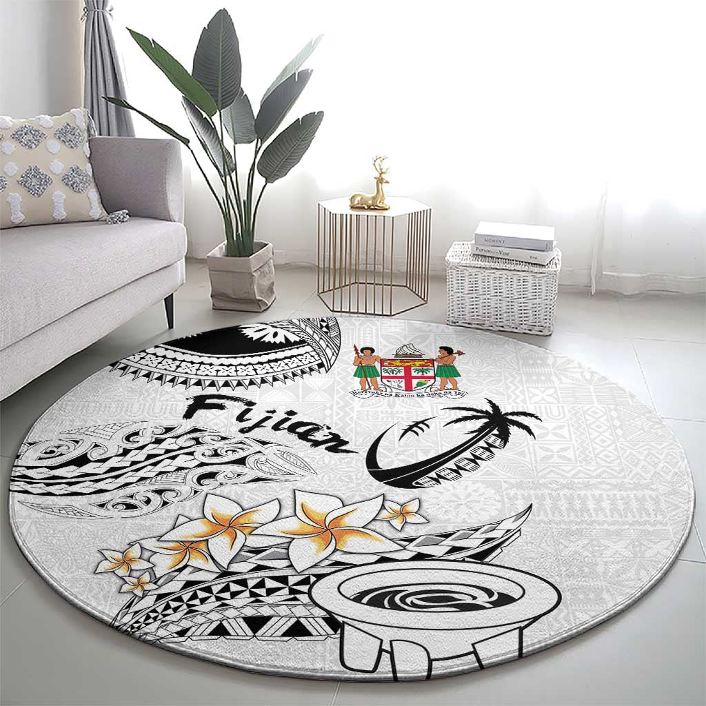 Fijian Traditional Culture Round Carpet Tapa Tribal Tattoos - Polynesian Pride