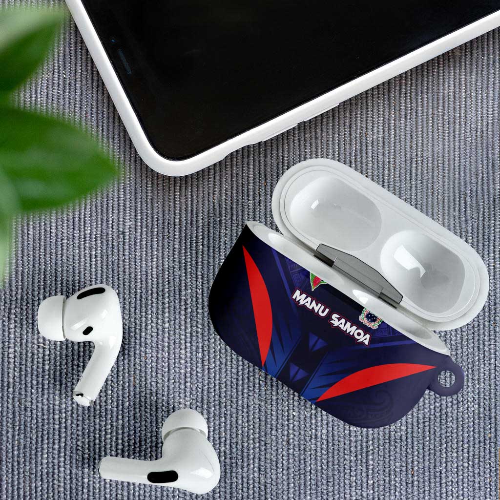 Rugby Samoa AirPods Case Siva Tau Spirit Sporty Vibes - Polynesian Pride