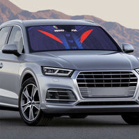 Rugby Samoa Auto Sun Shade Siva Tau Spirit Sporty Vibes - Polynesian Pride