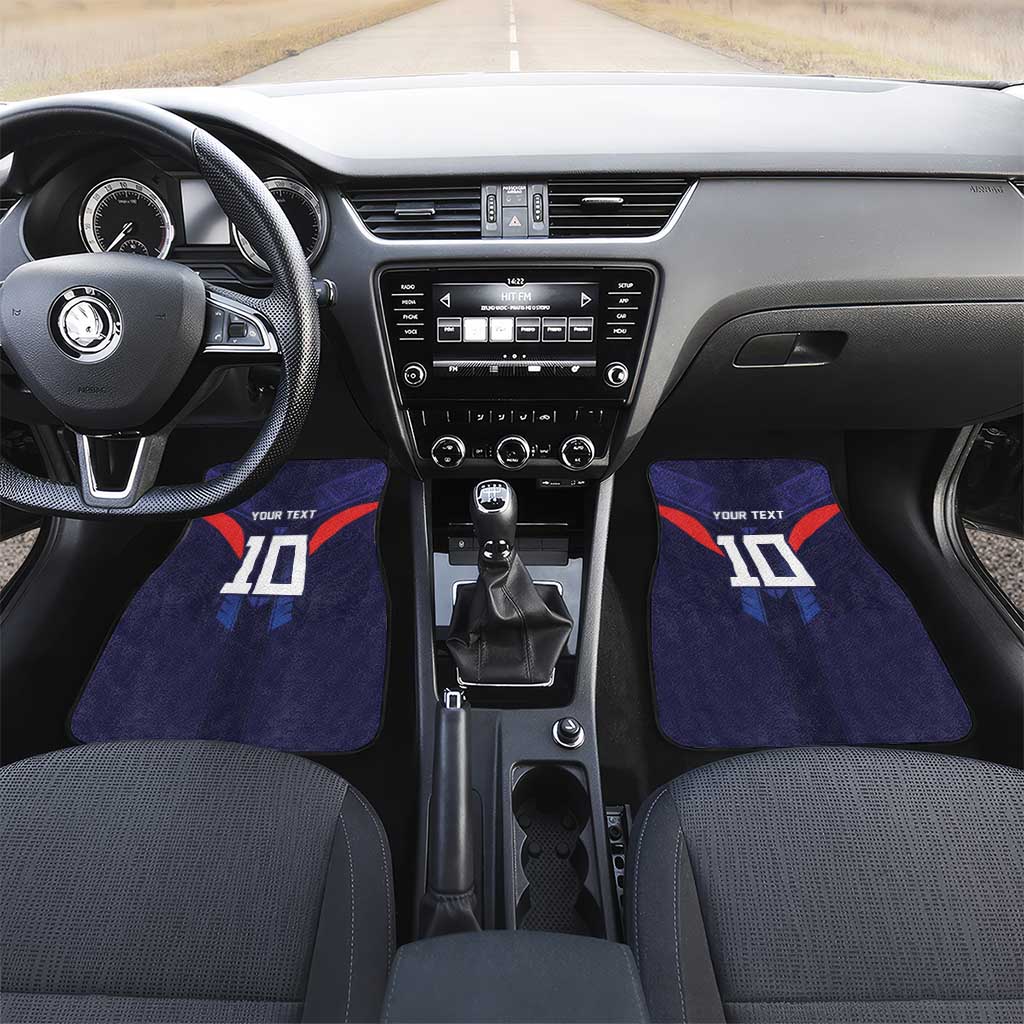 Rugby Samoa Car Mats Siva Tau Spirit Sporty Vibes - Polynesian Pride