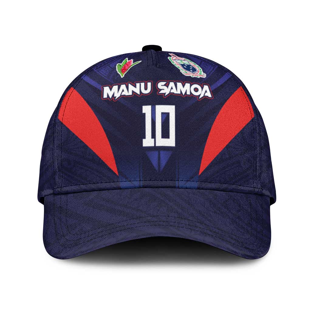 Custom Rugby Samoa Classic Cap Siva Tau Spirit Sporty Vibes - Polynesian Pride