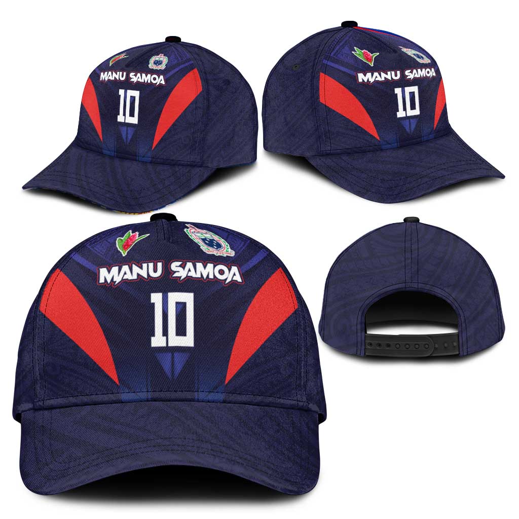 Custom Rugby Samoa Classic Cap Siva Tau Spirit Sporty Vibes - Polynesian Pride
