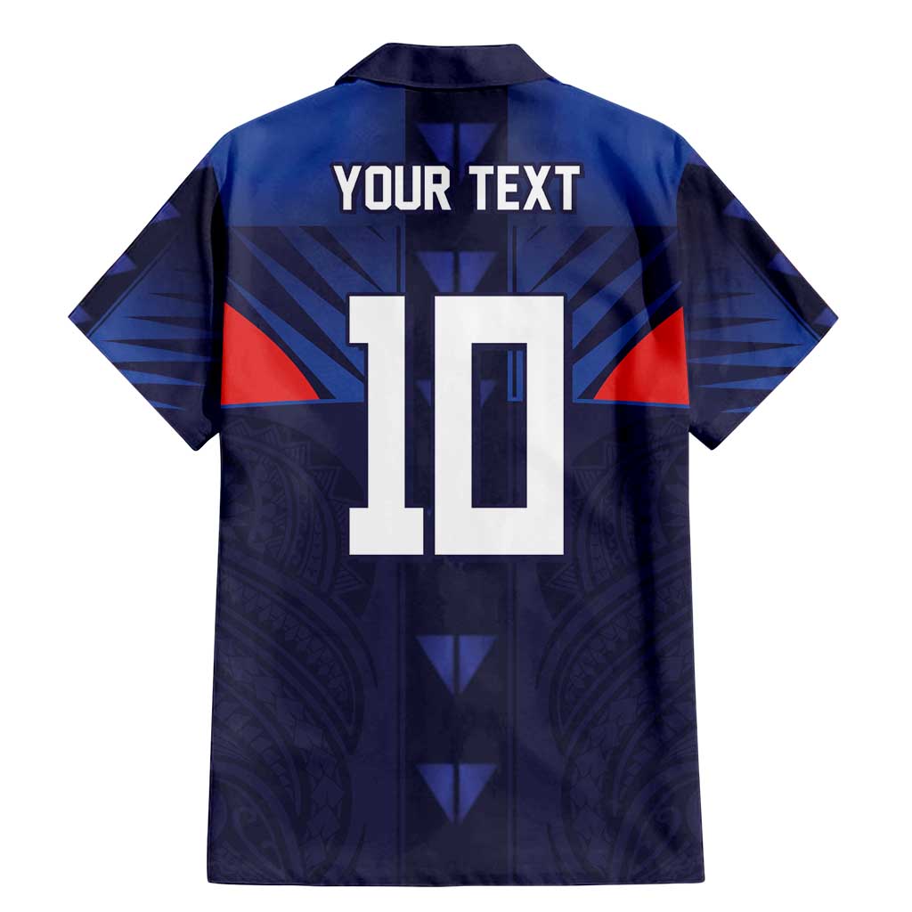 Custom Rugby Samoa Family Matching Mermaid Dress and Hawaiian Shirt Siva Tau Spirit Sporty Vibes - Polynesian Pride