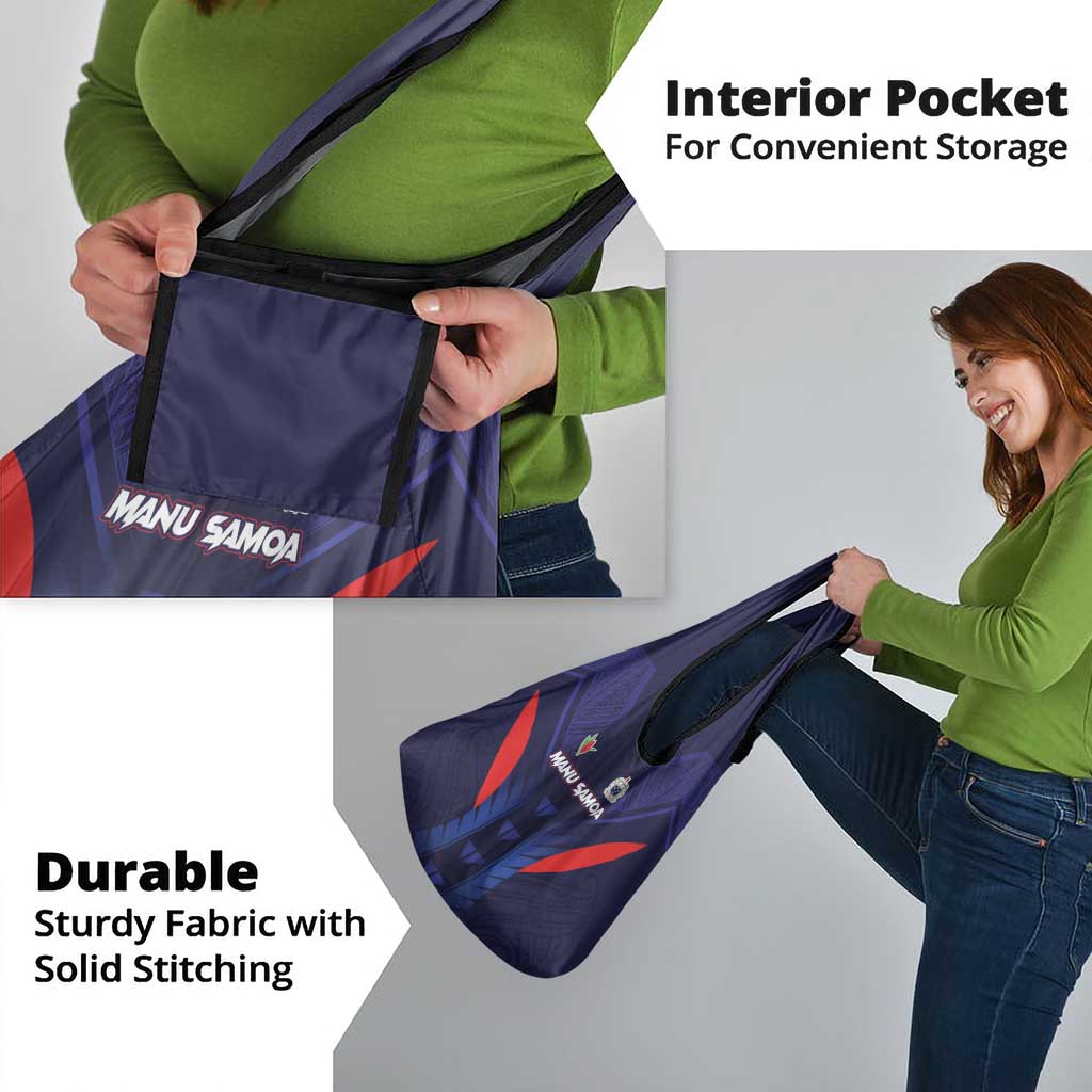 Rugby Samoa Grocery Bag Siva Tau Spirit Sporty Vibes - Polynesian Pride