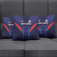 Rugby Samoa Pillow Cover Siva Tau Spirit Sporty Vibes - Polynesian Pride
