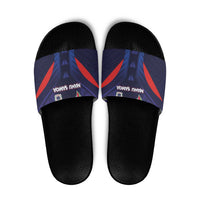 Rugby Samoa Slide Sandals Siva Tau Spirit Sporty Vibes - Polynesian Pride