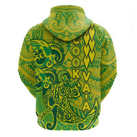 Cook Islands Vaa Polynesian Art Tattoo Hoodie National Color