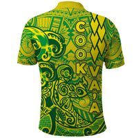 Cook Islands Vaa Polynesian Art Tattoo Polo Shirt National Color