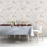 Canadian Christmas - Moose and Maple Retro Style Tablecloth