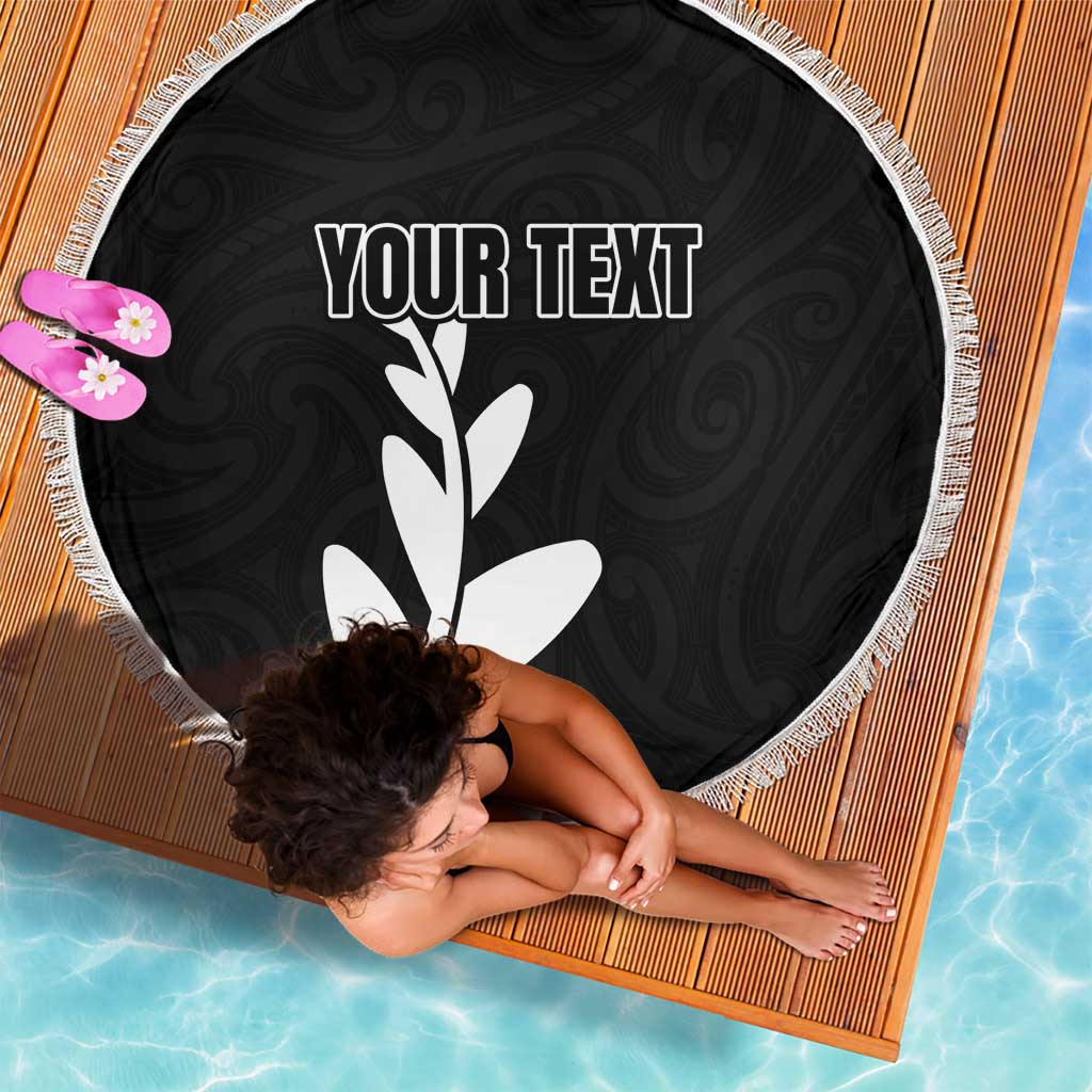 Personalised New Zealand Canoeing Special Jersey Beach Blanket