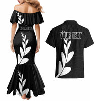 Personalised New Zealand Canoeing Special Jersey Couples Matching Mermaid Dress and Hawaiian Shirt