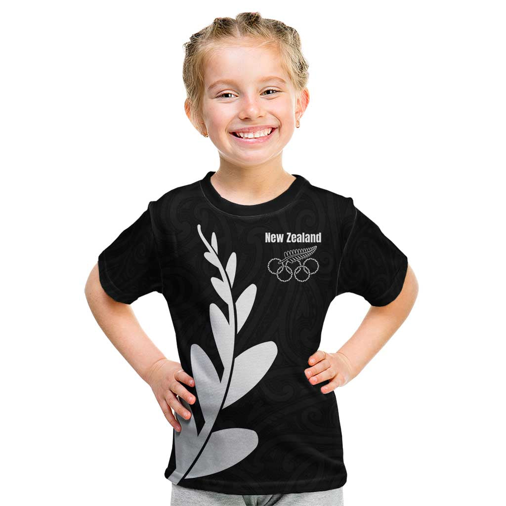 Personalised New Zealand Canoeing Special Jersey Kid T Shirt
