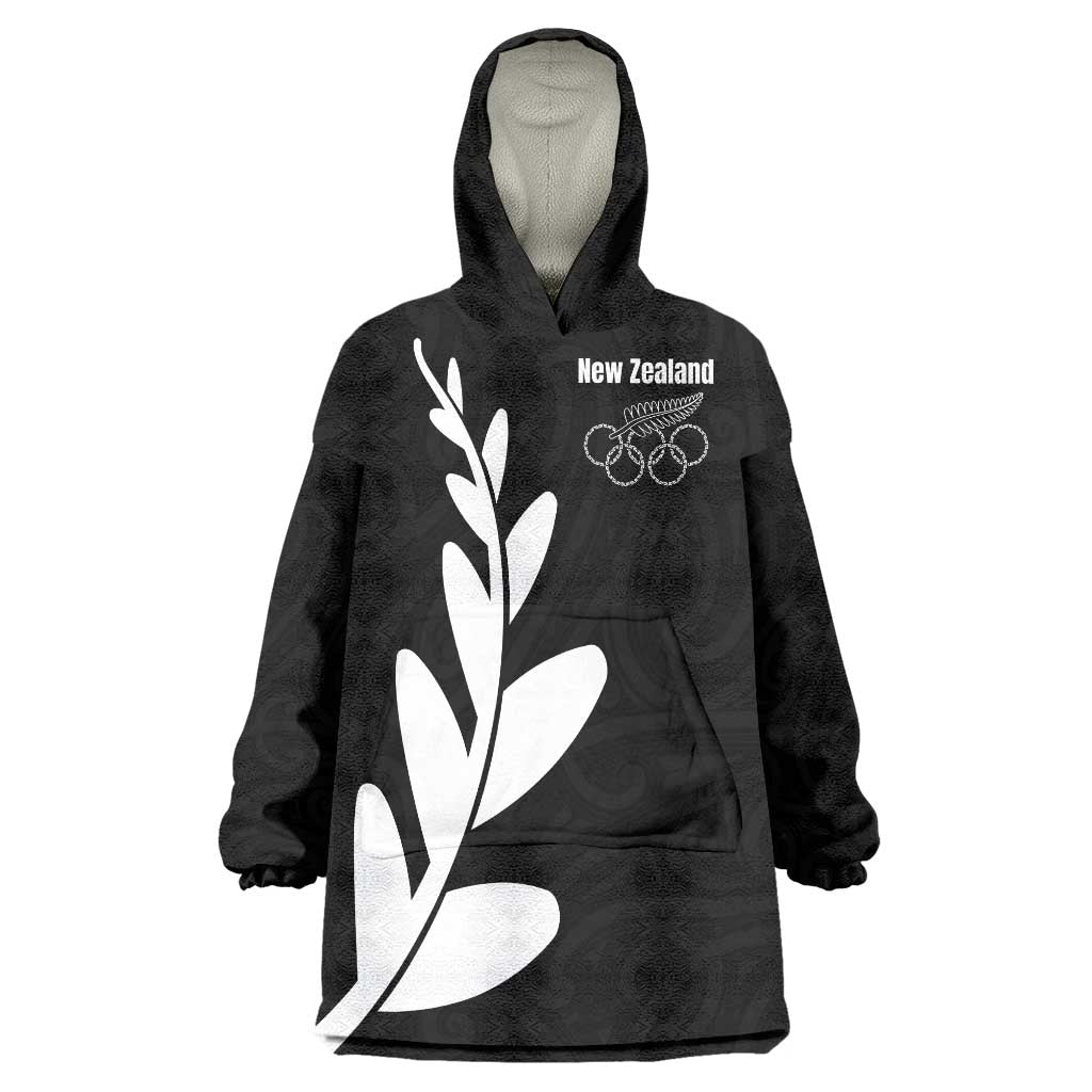 Personalised New Zealand Canoeing Special Jersey Wearable Blanket Hoodie