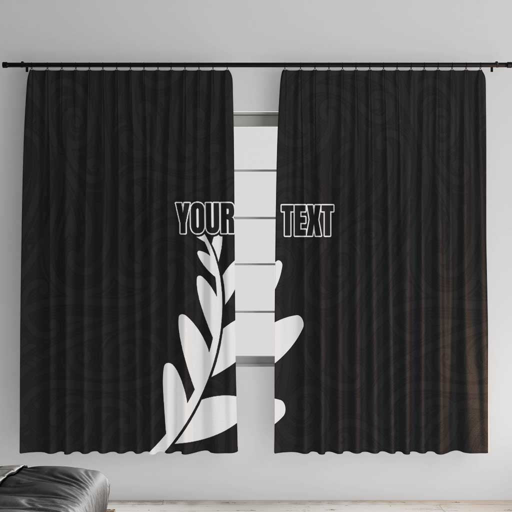 Personalised New Zealand Canoeing Special Jersey Window Curtain