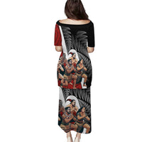 New Zealand Te Matatini Puletasi Kapa Haka and Silver Fern - Maori Art Pattern