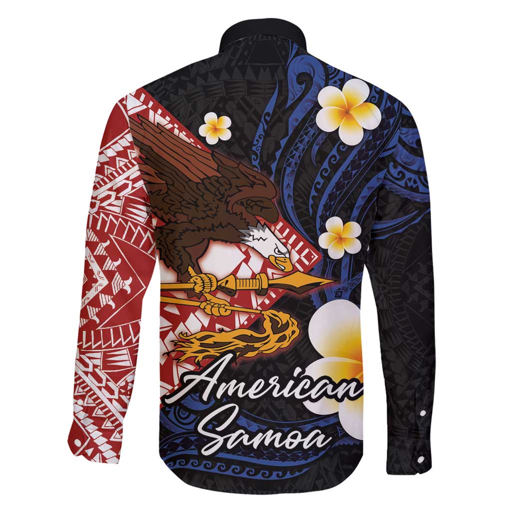 American Samoa Flag Day Family Matching Summer Maxi Dress and Hawaiian Shirt Polynesian Tatau Art and Plumeria