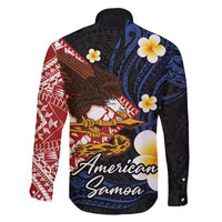 American Samoa Flag Day Family Matching Summer Maxi Dress and Hawaiian Shirt Polynesian Tatau Art and Plumeria