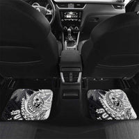 Hafa Adai Guam Car Mats Polynesian Palm Tree Tattoo Hibiscus and Plumeria Art