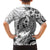 Guam-Land of the Chamorro Family Matching Off Shoulder Maxi Dress and Hawaiian Shirt Polynesian Tattoo Style Hibiscus and Plumeria Art