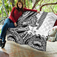 Hawaiian Tribal Manta Ray Quilt Kakau Tattoo and Polynesian Art Motif Pattern LT03 - Polynesian Pride