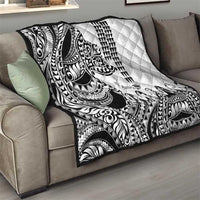 Hawaiian Tribal Manta Ray Quilt Kakau Tattoo and Polynesian Art Motif Pattern LT03 - Polynesian Pride