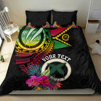 Personalised Vanuatu 44th Anniversary Bedding Set Boars Tusk Tugeta Yumi Selebretem Indipendens Dei LT03 - Polynesian Pride