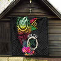 Personalised Vanuatu 44th Anniversary Quilt Boars Tusk Tugeta Yumi Selebretem Indipendens Dei LT03 - Polynesian Pride
