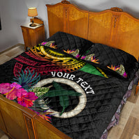 Vanuatu 44th Anniversary Quilt Bed Set Boars Tusk Tugeta Yumi Selebretem Indipendens Dei