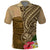 Hawaii Kanaloa Tiki Polo Shirt Polynesian Tattoo and Tapa Pattern