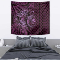 Aloha Hawaii Hammerhead Shark Tapestry Purple Kakau and Polynesian Tattoo LT03 - Polynesian Pride