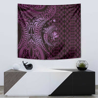 Aloha Hawaii Hammerhead Shark Tapestry Purple Kakau and Polynesian Tattoo LT03 - Polynesian Pride
