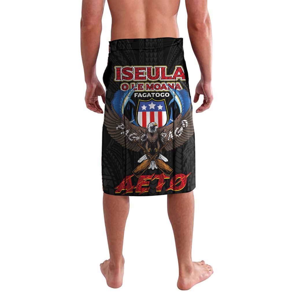 American Samoa Fautasi Lavalava Pago Pago Aeto and Iseula o le Moana of Fagatogo Black Color - Polynesian Pride
