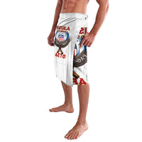 American Samoa Fautasi Lavalava Pago Pago Aeto and Iseula o le Moana of Fagatogo White Color - Polynesian Pride