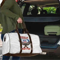 American Samoa Fautasi Travel Bag Pago Pago Aeto and Iseula o le Moana of Fagatogo White Color - Polynesian Pride