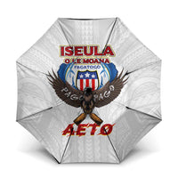 American Samoa Fautasi Umbrella Pago Pago Aeto and Iseula o le Moana of Fagatogo White Color - Polynesian Pride