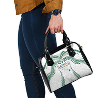 Hawaii Rainbow Warriors Shoulder Handbag Polynesian Motif White Color LT03 - Polynesian Pride
