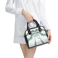 Hawaii Rainbow Warriors Shoulder Handbag Polynesian Motif White Color LT03 - Polynesian Pride