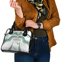 Hawaii Rainbow Warriors Shoulder Handbag Polynesian Motif White Color LT03 - Polynesian Pride