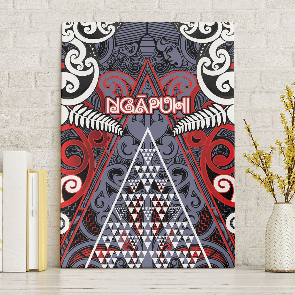 Aotearoa Iwi Ngapuhi Canvas Wall Art Maori Motif Tribal LT03 Without Frame Multicolor - Polynesian Pride