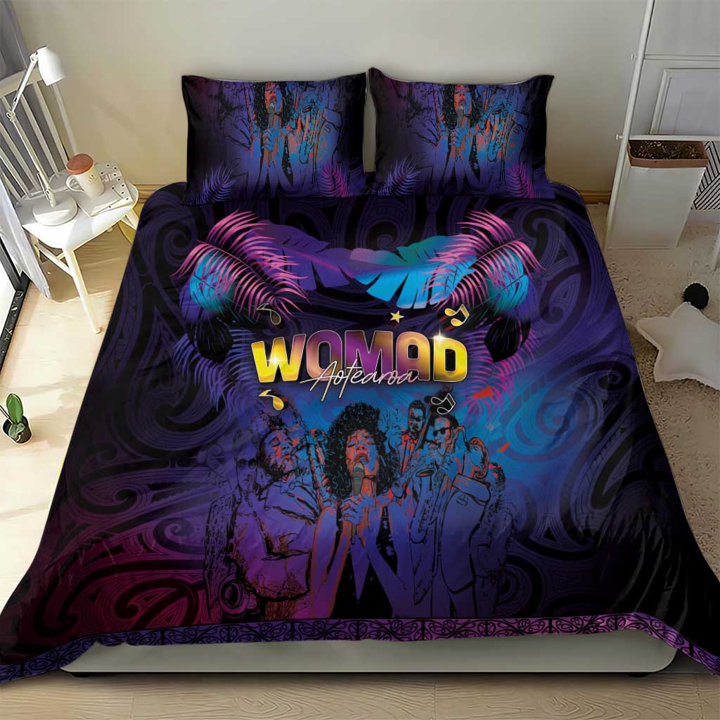 Aotearoa Arts Festival 2025 Bedding Set Maori Music Art Dance - Rhythmic Vibes