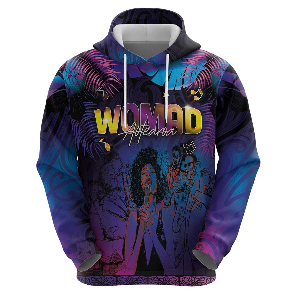 Aotearoa Arts Festival 2025 Hoodie Maori Music Art Dance - Rhythmic Vibes