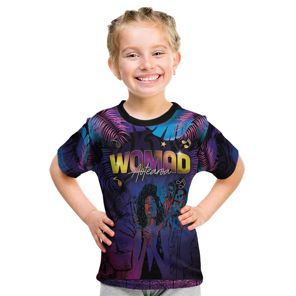 Aotearoa Arts Festival 2025 Kid T Shirt Maori Music Art Dance - Rhythmic Vibes