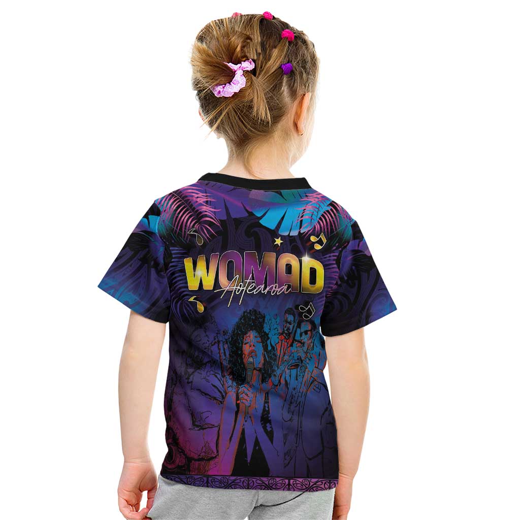Aotearoa Arts Festival 2025 Kid T Shirt Maori Music Art Dance - Rhythmic Vibes