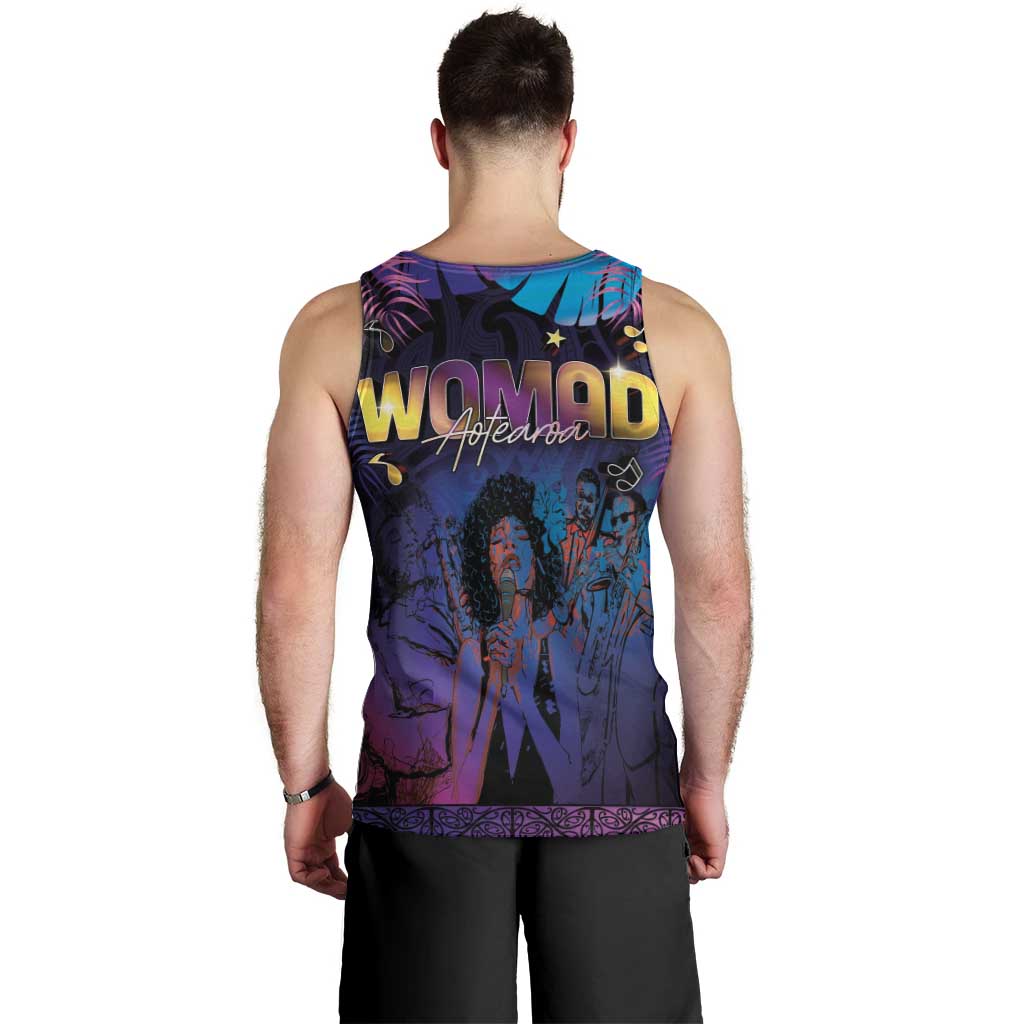 Aotearoa Arts Festival 2025 Men Tank Top Maori Music Art Dance - Rhythmic Vibes