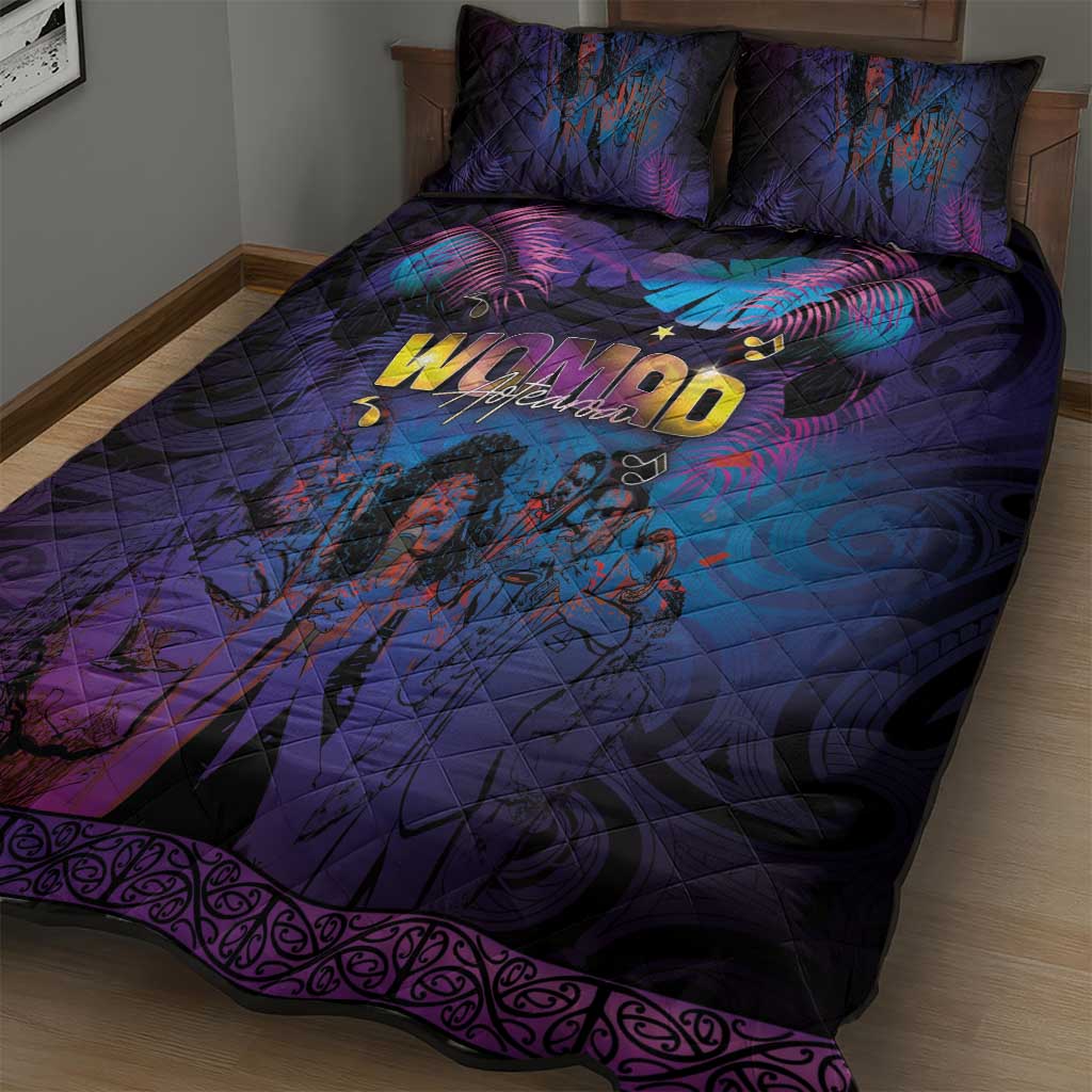 Aotearoa Arts Festival 2025 Quilt Bed Set Maori Music Art Dance - Rhythmic Vibes