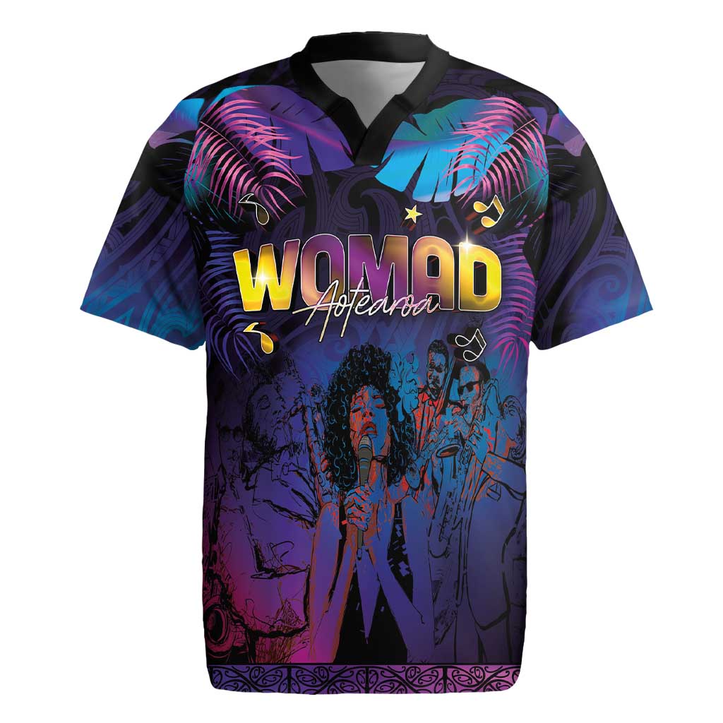 Aotearoa Arts Festival 2025 Rugby Jersey Maori Music Art Dance - Rhythmic Vibes