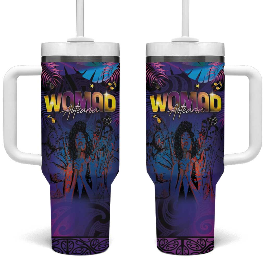 Aotearoa Arts Festival 2025 Tumbler With Handle Maori Music Art Dance - Rhythmic Vibes