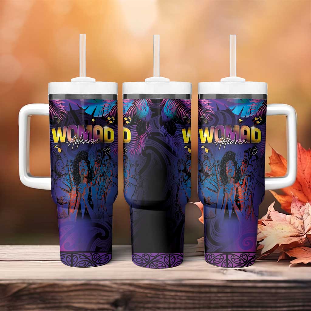 Aotearoa Arts Festival 2025 Tumbler With Handle Maori Music Art Dance - Rhythmic Vibes